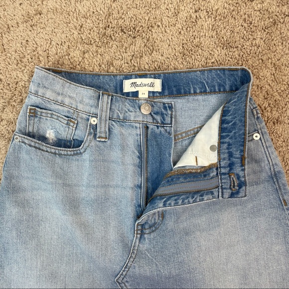 Madewell Rigid Denim A-Line Mini Skirt: Cutout Edition - Picture 8 of 14